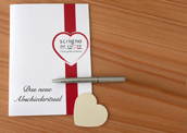 Astuccio con cuore da esposizione Astuccio con cuore da esposizione